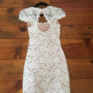 Dresses - Lacy Keyhole Special Occasion Dress Dresses - Lacy Keyhole Special Occasion Dress